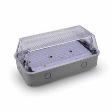 Hispec 8W Exterior LED Bulkhead Brick Light Ceiling Wall Lamp Cool White IP65