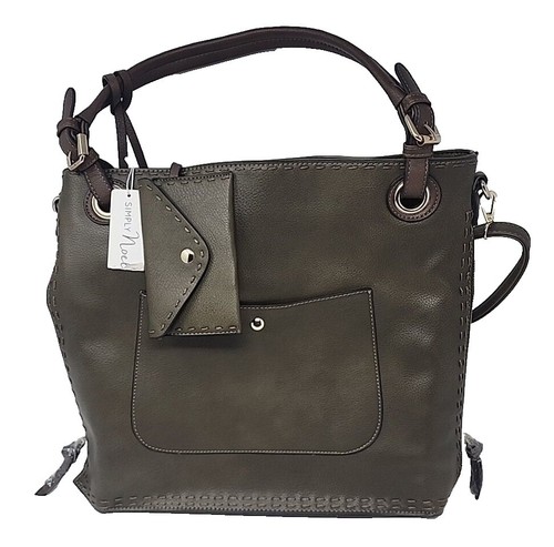 Simply Noelle Olive~Tan Canvas~Faux Leather Backpack 13X16X6 Adjustable Straps Alex Commuter Backpack Waxed Canvas – Nisolo main image 4