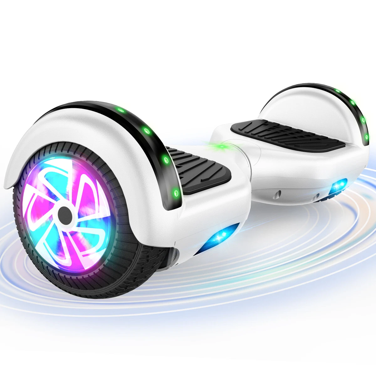 Hoverboard with Seat Attachment Bluetooth Self Balancing Scooter for Kids no Bag
