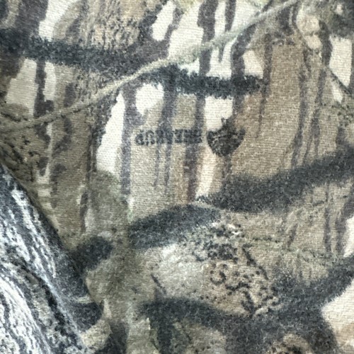 Vintage Mossy Oak Break Up Camo Budweiser Long Sleeve Hunting Shirt Size M USA - Picture 12 of 14