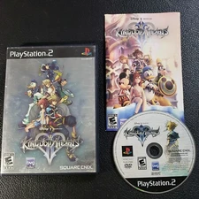 Kingdom Hearts 2-Sony PlayStation2 (PS2)-Square Enix-Black Label-Complete/Tested