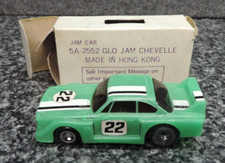 Ideal TCR Ho Slotless Glo Jam Chevelle Runs 1977 Boxed Unused 5A-2552 Hong Kong