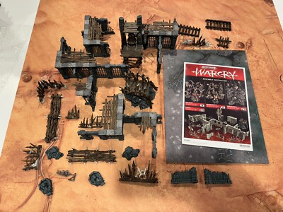 Warhammer Warcry, 2019 Starter Box Terrain Complete Mostly Painted!