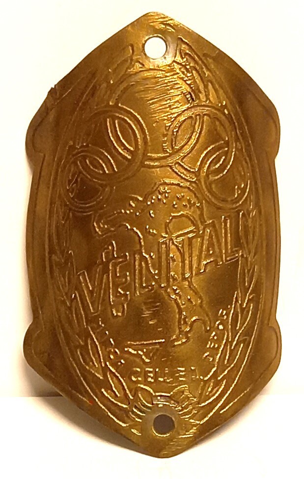 Plaque De Tête De Vélo Émaillée – ILVE SMALTATO FREGIO – Bici Epoca – Vintage