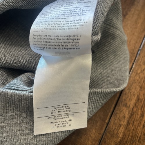 VALENTINO UNTITLED GREY ROCKSTUD SWEATER WITH ROCKSTUD DETAILS SIZE M - Picture 13 of 24