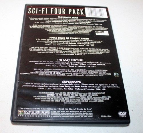 Sci-Fi Collectors Set (DVD, 2009, 2-Disc Set) Hole Last Sentinel/Supernova - Picture 2 of 2
