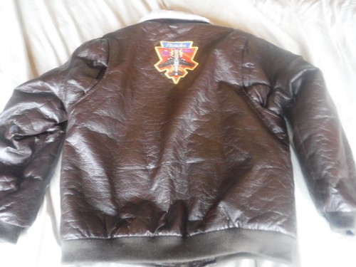 Up And Away Junior Bomber Jacket, Size XL 14 Flight Winter Jacket Patches - Picture 9 of 9