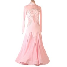 Dance Pink Dress National Standard Dance Waltz Performance Competition Dresses