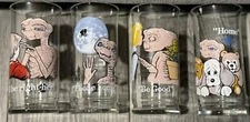 ET Extra-Terrestrial Pizza Hut 1982 Limited Edition Glasses - Complete Set of 4