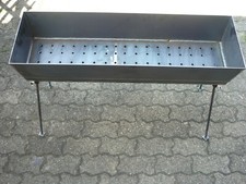 Mangal aus 3 mm 80x27 cm Stahl Grill Mangal Schaschlik ohne Zubehör 