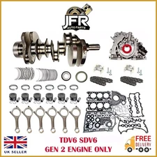 LAND ROVER JAGUAR 3.0 D TDV6 306DT CRANKSHAFT ENGINE REBUILD KIT DIESEL FOR GEN2