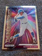 2021 PANINI PRIZM DRAFT PICKS BASEBALL MATT MCLAIN THUNDERSTRUCK#T-MM