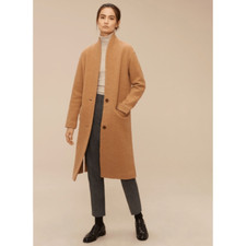 Wilfred Dujardin Jacket Xs Constant Camel 100% Merino Wool