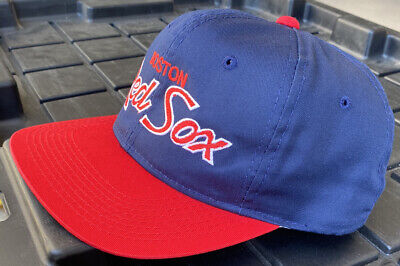 Vintage 90s Boston Red Sox Sports Specialties Script SnapBack Hat Cap MLB  Twill