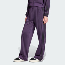 Adidas Women's Plum Black Adicolor Classic Firebird Loose Track Pants JY2697