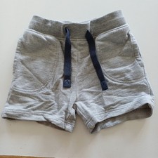 next Boys Shorts 2-3 Years Grey sweat jersey comfy summer holiday beach 