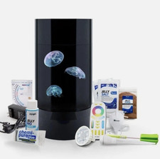 Live Jellyfish Art Aquarium 2 Gallon Nano Cylinder, Keep Jellyfish at Home 