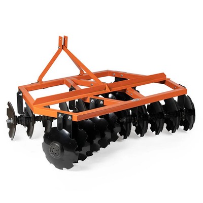 Titan Attachments 3 Point 6 FT Disc Harrow, Category 1 Tractor Attachment