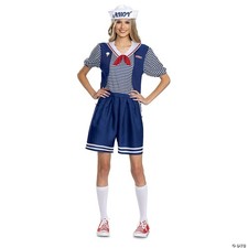 Women's Deluxe Stranger Things  Robin Scoops Ahoy Costume - Small 4-6