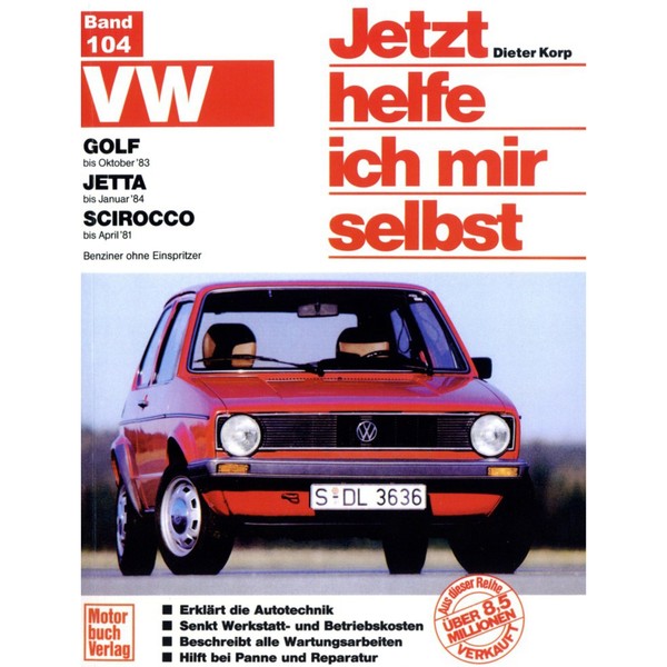 Vw Jetta I Typ 16 1979-1984 Jetzt Helfe Ich Mir Selbst Werkstatthandbuch-image