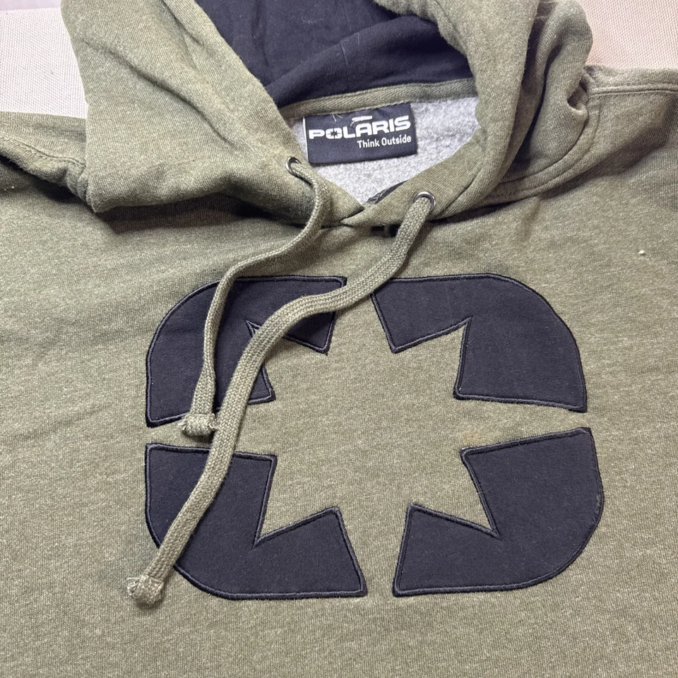 POLARIS  MEN'S ICON HOODIE POLARIS SNOW ATV PULLOVER MEN'S POLARIS HOODIE NEW - Image 2 of 4