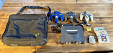 NINTENDO 64 BUNDLE WITH MARIO KART 64, 3 CONTROLLERS, OFFICAL CARRY BAG & MORE!