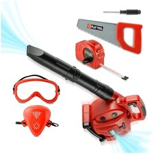 Kids Leaf Blower Toy Tool Set - Pretend Play Outdoor Kit