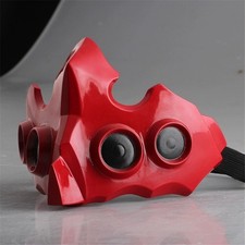 Anime Tokyo Ghoul Tatara Cosplay Red Half Face Mask FRP High-End Customize Props