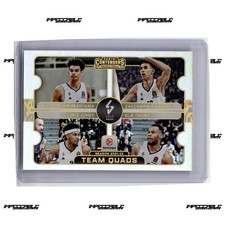 2025-26 Panini Contenders EuroLeague - Team Quads #16 Victor Wembanyama SP