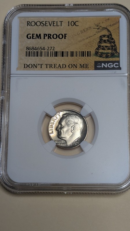 1976 S 10C Roosevelt Dime NGC Certified Gem Proof 