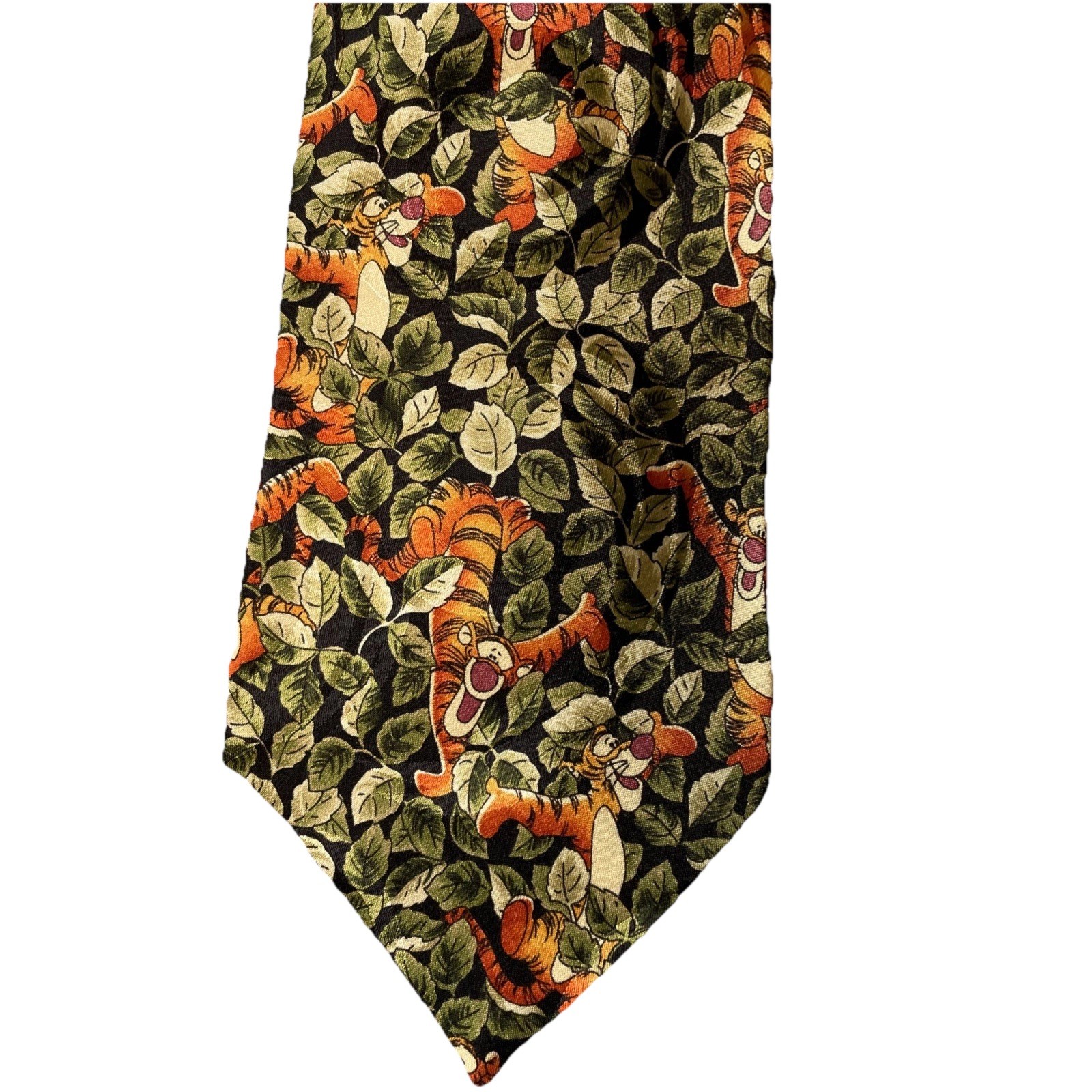 The Disney Store Tigger Winnie The Pooh 100% Silk Tie Excellent Vintage