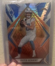 2020 Panini Phoenix Justin Herbert Chargers Rookies Rookie Card #103 NFL. rookie card picture