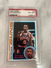 1978 Topps #10 Walter Davis RC Rookie Card PSA 8 Near Mint-Mint (Suns). rookie card picture