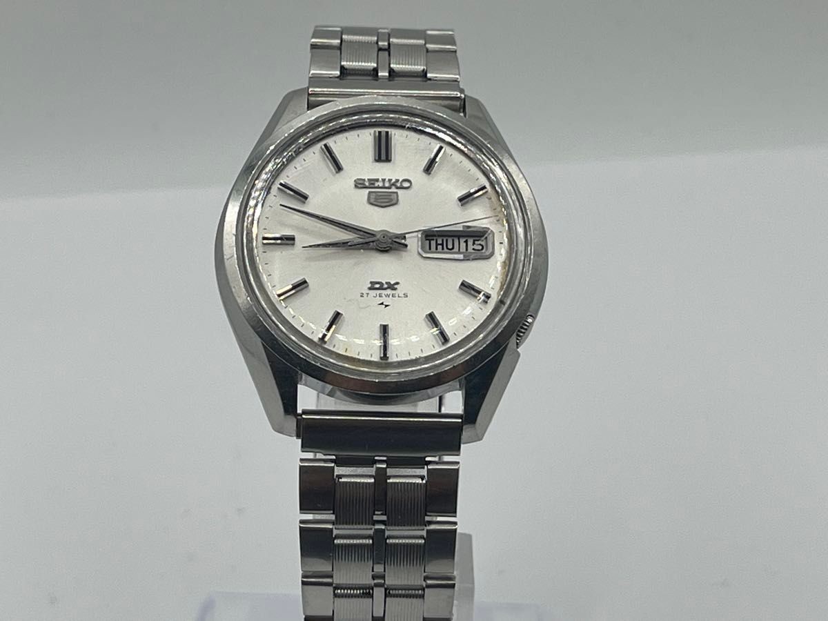 Five Seiko Deluxe 5139-8000 watchModel SEIKO 27-jewel DX automatic 5 Number: - vintagewatches.pk
