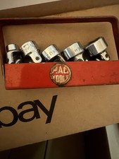 Vintage Mac 38 Drive Flex Socket Set 5piece 38-34 Missing 716