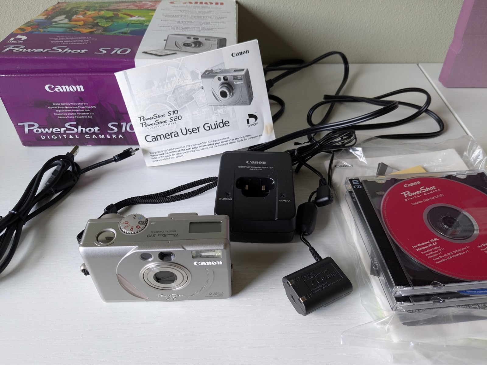Canon PowerShot S10 vintage camera equipment - eBay listing photo 1
