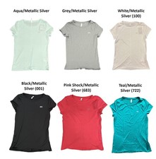 Under Armour Women's HeatGear Short Sleeve Dri Fit Shirt, 1328964