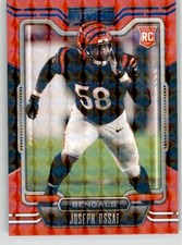 Joseph Ossai 2021 Panini Playbook Mosaic 168 Cincinnati Bengals Rookie