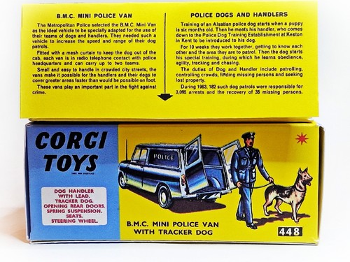 Corgi Toys Nr. 448 - Police Mini Van - inklusive Repro Box und Figuren - Bild 4 von 9