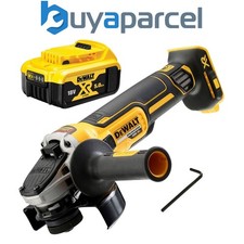 Dewalt DCG405N 18v XR Brushless Cordless 125mm Angle Grinder +DCB184 5ah Battery