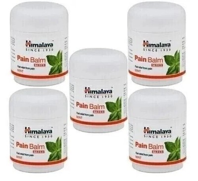 5x Himalaya Herbal Strong Pain Balm 45g Fast Relief Bones, Joints & Muscle Pain
