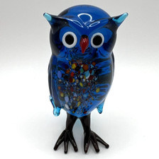 New Limited Edition Murano Glass Handcrafted Unique Size 4 Biggest Owl Figurine