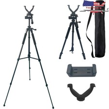 Adjustable Hunting Tripod 24-72in V-Yoke Mount Portable Quick Flip Legs New