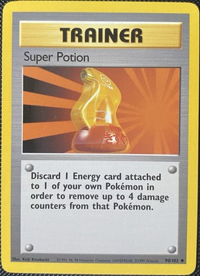 Super Potion 090/102 Base Set Regular - Pokémon Card