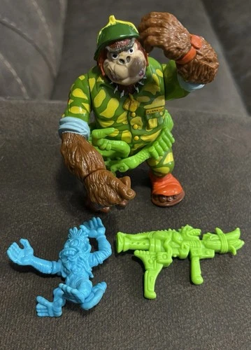 Vintage 1991 TMNT Teenage Mutant Ninja Turtles Sergeant Bananas Figure Complete