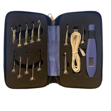 Counting Crochet Hook Set Digital Light Up USB Rechargeable 12 Sizes NEW