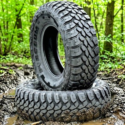 2 New Forceum M/T 08 Plus LT 265/70R17 Load E 10 Ply MT Mud Tires