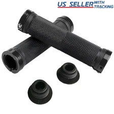 Ergonomic Rubber Bicycle Handlebar MTB Mountain Bike Grips Cycling Lock-On Ends