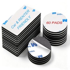 Removable Double Sided Adhesive Sticky Pads, 60 Pcs Heavy Duty 3mm EVA Foam M...