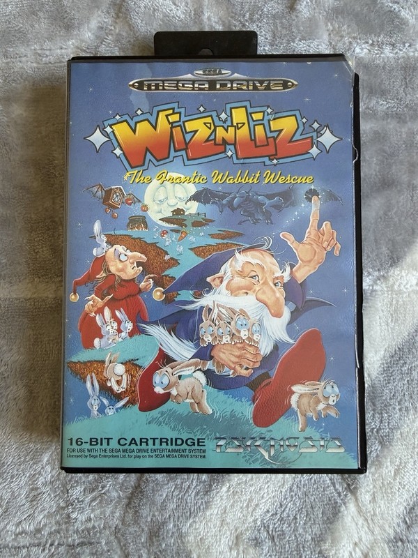 Wiz N Liz Sega Mega Drive Complete with Manual (PAL)